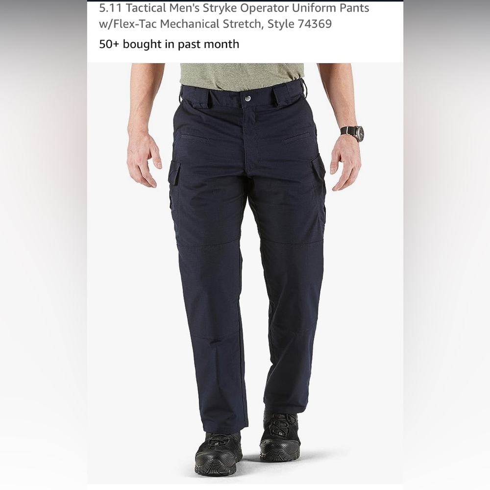 5.11 Navy Blue Tactical Stryke Pants size 36 x 32 EMS CO Police Pants